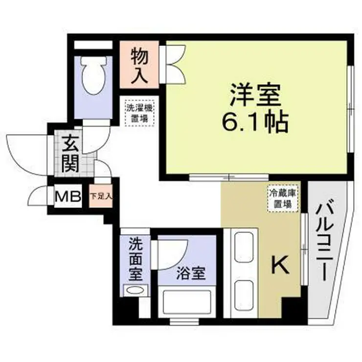PASSAT 5階階 間取り