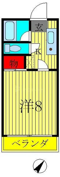 パレスベラージオ 2階階 間取り