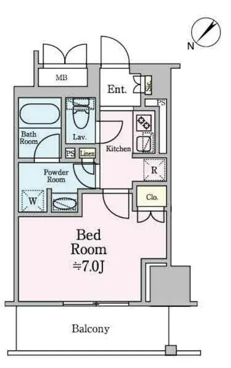 リージア海老名ビナフロント 11階階 間取り