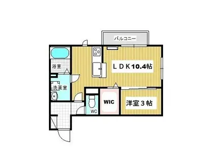 エンドレス(1LDK/2階)の間取り写真