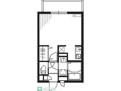 リブリ・サンヴィレッジ23(1K/1階)の間取り写真