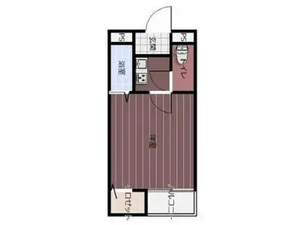 ラポルテじゅじゅ(1K/4階)の間取り写真