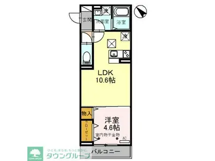 PEDRA RIO(1LDK/3階)の間取り写真