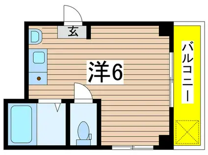 ファーストステージ桜井(ワンルーム/3階)の間取り写真
