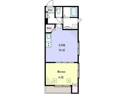 LE SAPHIR(1LDK/3階)の間取り写真