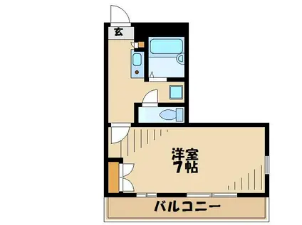 レオパレス和光(1K/1階)の間取り写真