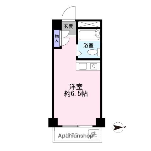 NYコート金沢(ワンルーム/2階)の間取り写真