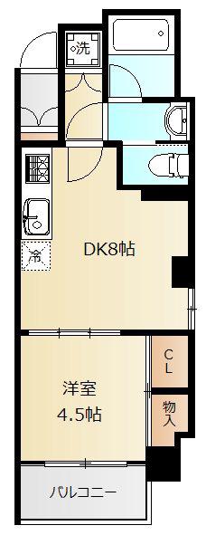 VIDA037(1DK/3階)の間取り写真