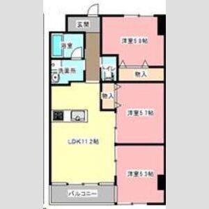 アルコリバーサイド(3LDK/1階)の間取り写真