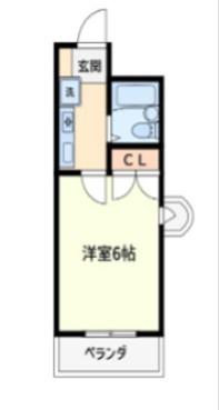 フォルム東住吉(1K/7階)の間取り写真