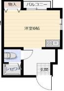 ホーム21 新之栄(ワンルーム/4階)の間取り写真