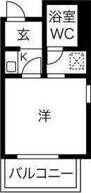 プレアール櫛屋町(1K/5階)の間取り写真