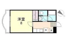 シンフォニア中央(1K/1階)の間取り写真