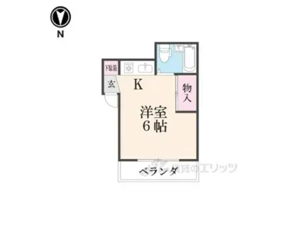 メゾンカプチーノ川島(1K/3階)の間取り写真