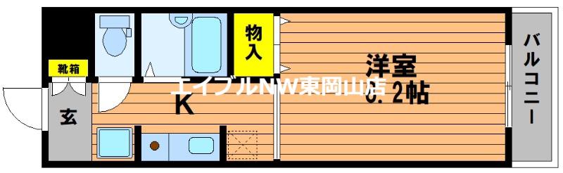 グランドライフJK(1K/5階)の間取り写真