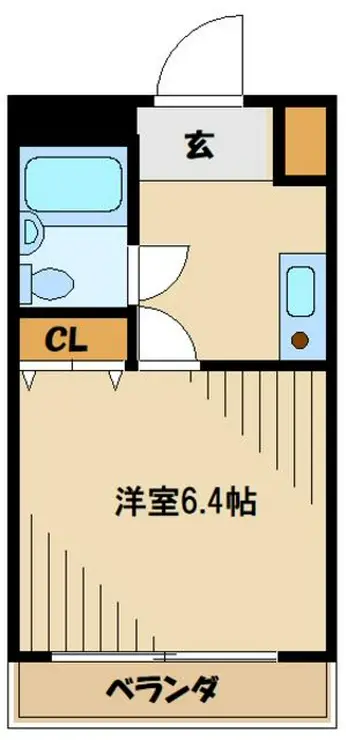 ロイヤルハイツ堀之内 1階階 間取り