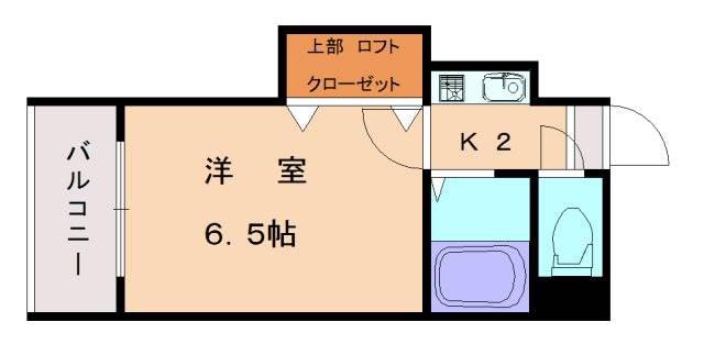 TM奈多アネックス(1K/4階)の間取り写真
