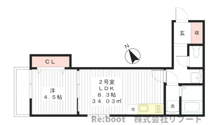 AJ船橋 1階階 間取り