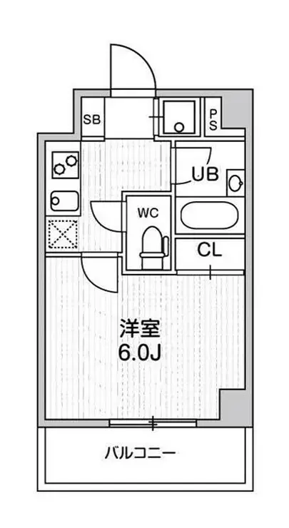 コンシェリア新橋 10階階 間取り