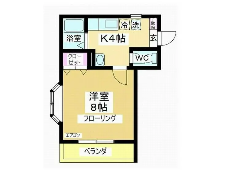 エスパシオ 2階階 間取り