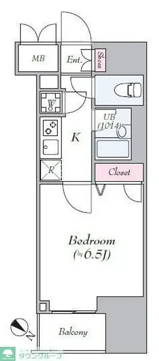 東京蒲田スクエアタワー 5階階 間取り