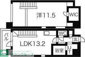 丸の内スクエア(1LDK/7階)の間取り写真