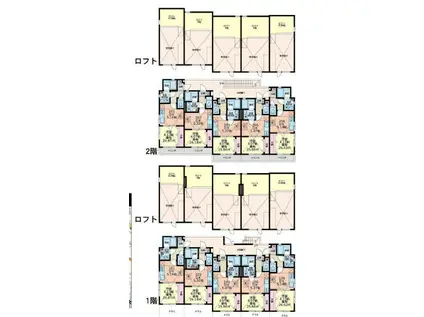EPガーデン鬼越(1DK/2階)の間取り写真