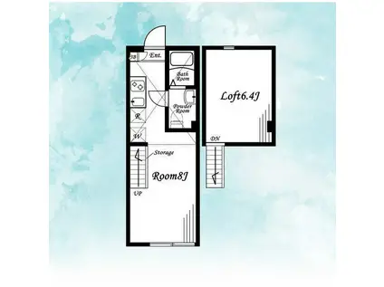 CASA SOLEADO(ワンルーム/1階)の間取り写真