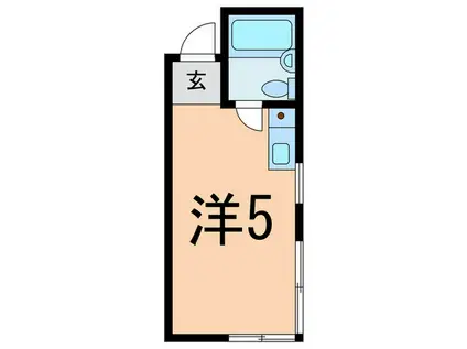 ウィナ-ズスズキ(ワンルーム/1階)の間取り写真
