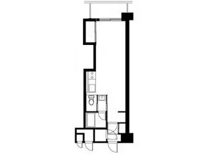 じょうてつドエル真駒内(ワンルーム/4階)の間取り写真