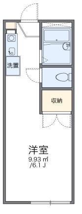 レオパレスFAMILLE(ワンルーム/2階)の間取り写真