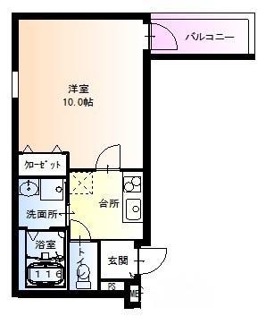 フジパレス堺鳳東6番館(1K/3階)の間取り写真