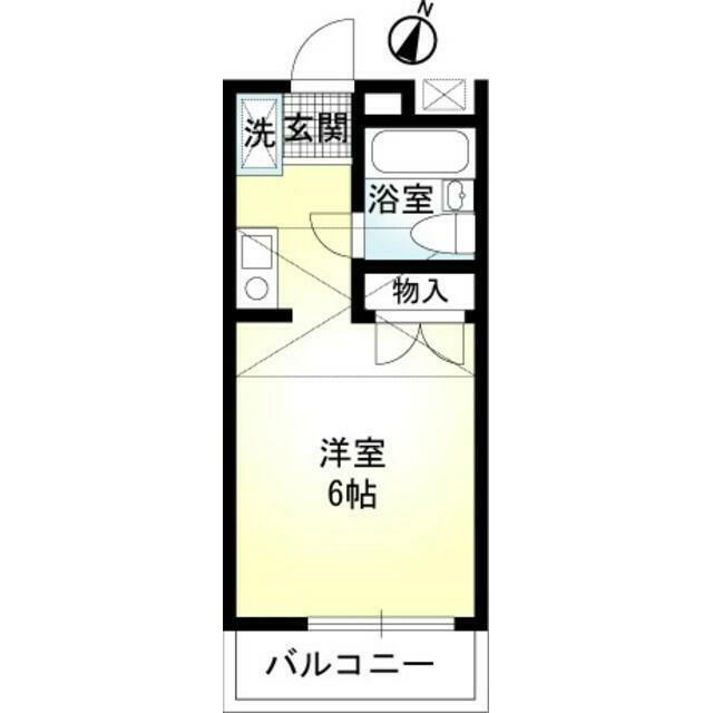 SG TOTUKA(ワンルーム/1階)の間取り写真