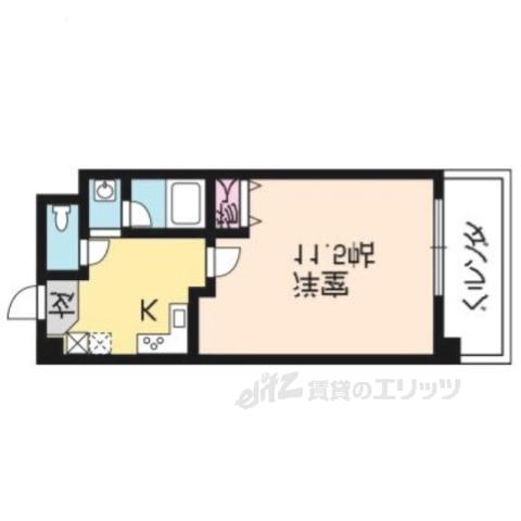 MILLENNIA IKU(1K/3階)の間取り写真