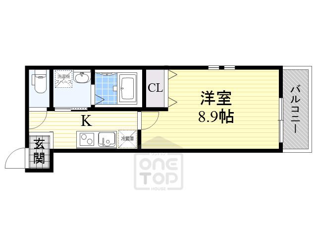 フジパレス曽根南町Ⅲ番館(1K/1階)の間取り写真
