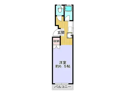 司ハウス(1K/2階)の間取り写真
