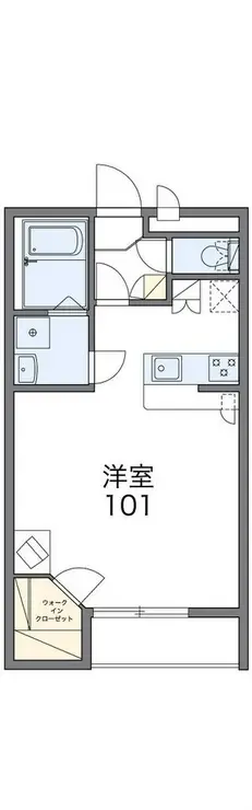 レオパレスロレンツォ 2階階 間取り