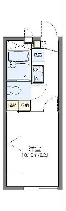 レオパレス宮野木台 2階階 間取り