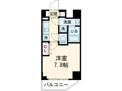 アーバンパーク綾瀬III(1K/7階)の間取り写真