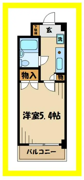 モナークマンション武蔵新城第2 3階階 間取り