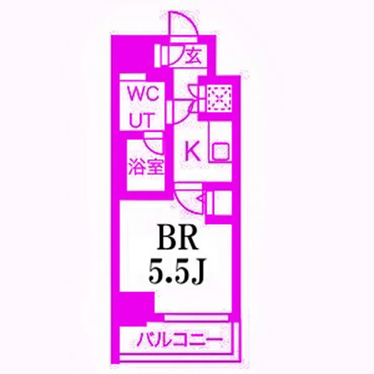 スパシエフルス綱島 6階階 間取り