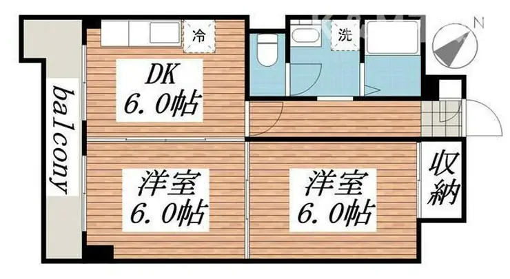 山口マンション 1階階 間取り