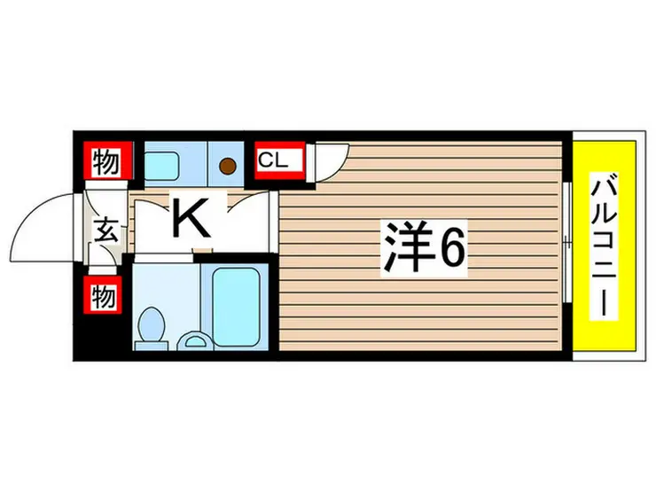 ライオンズマンション東新小岩 6階階 間取り