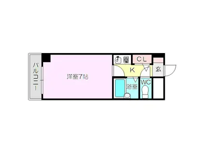 ロイヤルハイツ西淡路PART2(1K/1階)の間取り写真