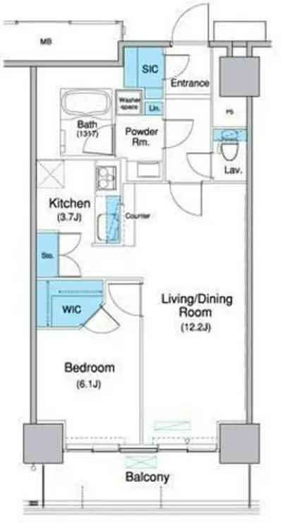 キャナルスクウェア豊洲 2階階 間取り