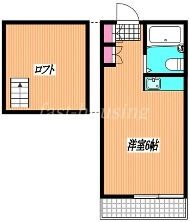 メゾンプチテラス 2階階 間取り