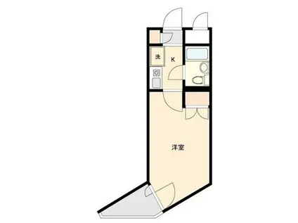 セントヒルズ橋本(1K/2階)の間取り写真