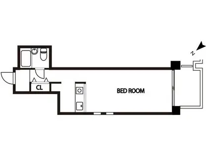 プレール馬込(ワンルーム/2階)の間取り写真