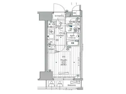 ガーラ・ステーション横濱関内(1K/5階)の間取り写真