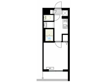 レチタティーボ(1K/2階)の間取り写真